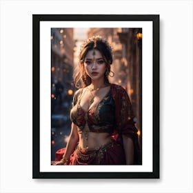 Asian Beauty Art Print