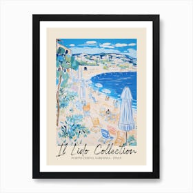 Porto Cervo, Sardinia   Italy Il Lido Collection Beach Club Poster 2 Art Print