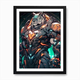 Tiger Armor Art Print