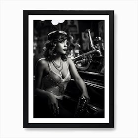 Roaring 20s Woman Art Print