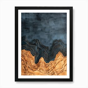 'Waves' 13 Art Print