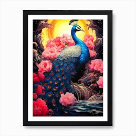 Peacock Art Print