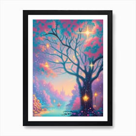 Fairytale Tree Art Print