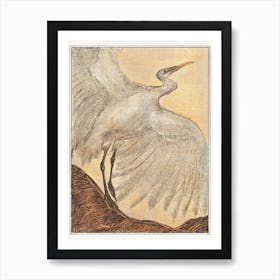 Egret, Theo Van Hoytema Art Print