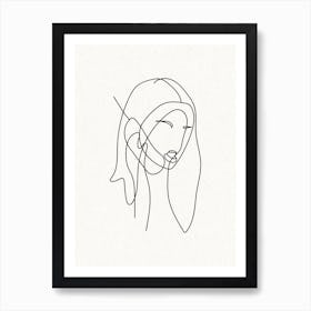 Karen Mean Girls Outline Art Print