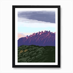 The Mountain Where The Gods Live Art Print
