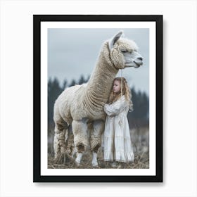 Alpaca Art Print