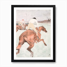 Le Jockey, Henri de Toulouse-Lautrec Art Print
