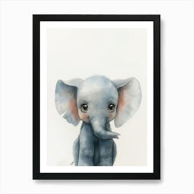 Baby Elephant Art Print