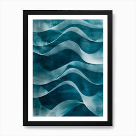 Blue Wave 1 Art Print