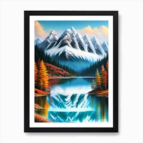 Mountain Lake 29 Art Print