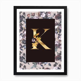 Autumnal Alphabet K Art Print