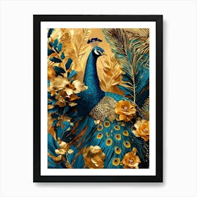 Peacock 7 Art Print