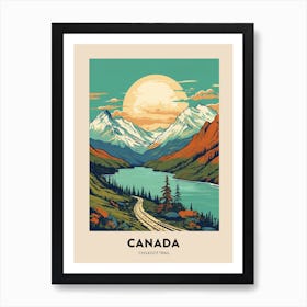 Chilkoot Trail Canada 1 Vintage Hiking Travel Poster Art Print