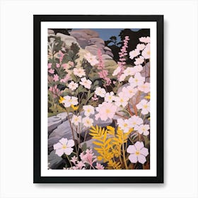 Phlox 1 Flower Painting Art Print