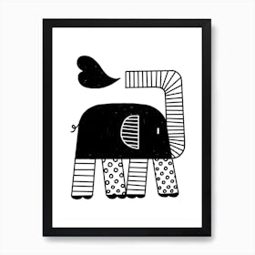 Elephant Art Print