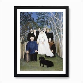 The Wedding Party, Henri Rousseau Art Print