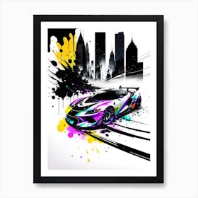 Mclaren Gt1 Art Print