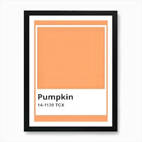 Pumpkin Art Print