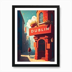 Dublin Ireland Travel Art Print