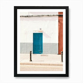 Blue Door // Valencia, Spain, Travel Photography Art Print