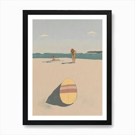 Sand And Surf Art Print