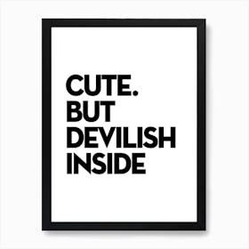 Devilish Art Print