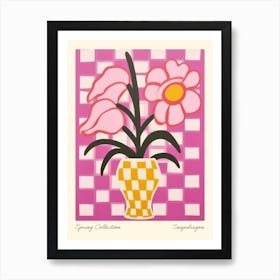 Spring Collection Snapdragon Flower Vase 6 Art Print