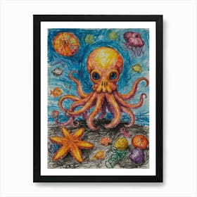 Octopus 11 Art Print