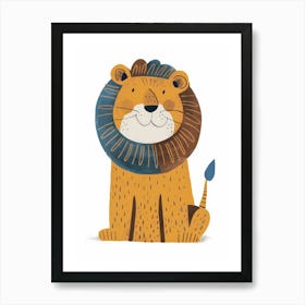 Lion Painting 10 Art Print