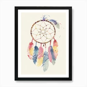 Radiance Through Time Mid Century Style Art Print