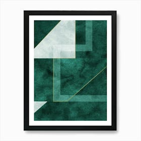 Abstract Geometric Background Art Print