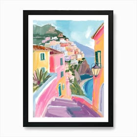 Amalfi Coast La Dolce Vita Poster 9 Art Print