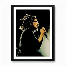 Zack de la Rocha Rage Against The Machine 3 Art Print