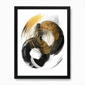 Abstract Swirl Canvas Print 1 Art Print