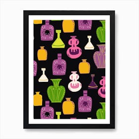 Witchs Potions Halloween Art Print
