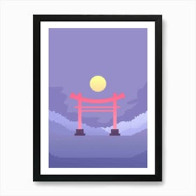 Shinto Gate Art Print