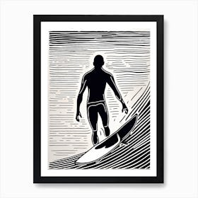 Surfing art, 227 Art Print