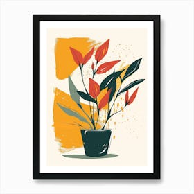 Plant In A Pot 81 Art Print