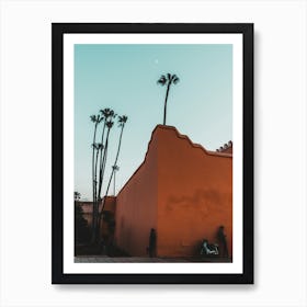 Streets Of Marrakech by moonlight | Travel photography Art Print