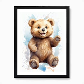 Teddy bear Art Print