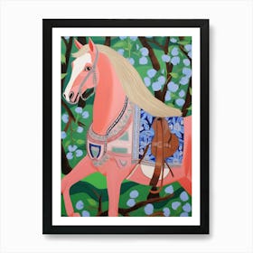 Maximalist Animal Painting Horse 5 Art Print