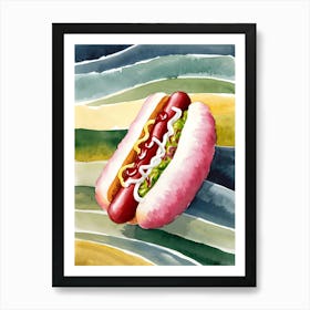 Hot Dog Art Print