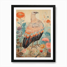 Vulture 3 Detailed Bird Painting Art Print