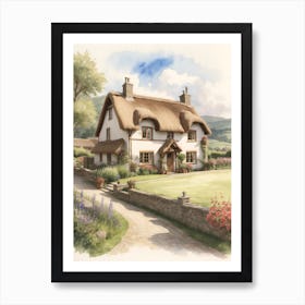 Thatched Cottage 1 Art Print