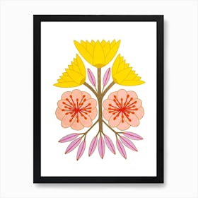 Floribunda Study 1 Art Print