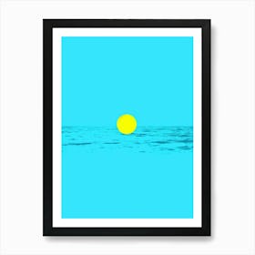 Sun Rising Over The Ocean 3 Art Print