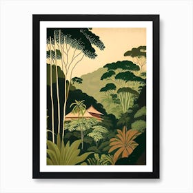 Nosara Costa Rica Rousseau Inspired Tropical Destination Art Print