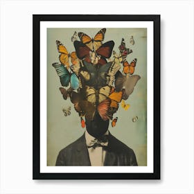 Butterfly Head 1 Art Print