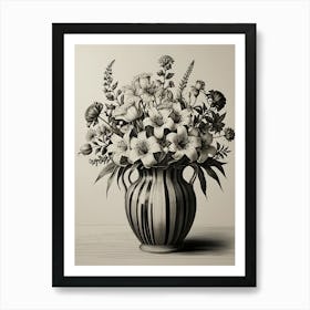 Flowers In A Vase 4 Art Print